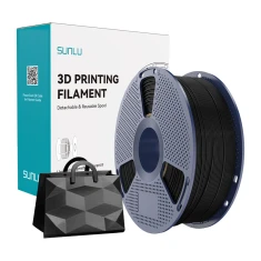 Філамент Sunlu TPU Silk 1.75mm 1kg Black (TPU Silk B)