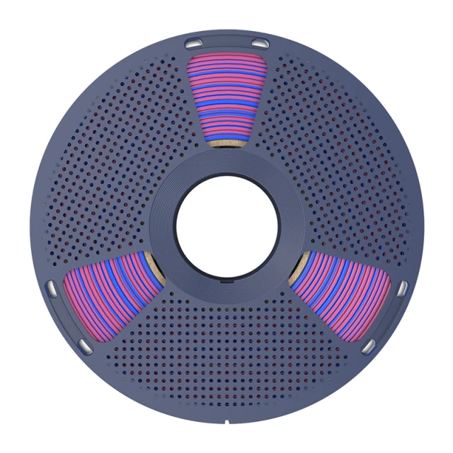 Філамент SUNLU PLA+ Silk Dual Color 1.75mm 1kg Red-Blue