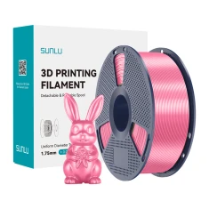 Філамент Sunlu PLA+ Silk 1.75mm 1kg Pink (PLA+ Silk P)