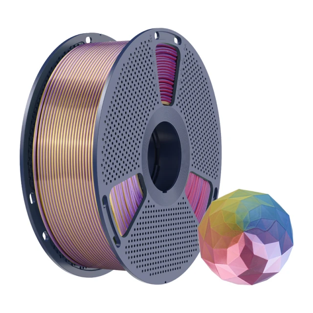 Філамент Sunlu PLA+ Silk Forth-Color 1.75mm 1kg Multicolor (PLA+)