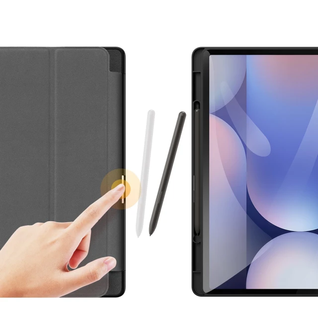 Чохол Dux Ducis Domo для Samsung Tab S10 Plus / S9 Plus / S9 FE Plus Black (6934913000762)