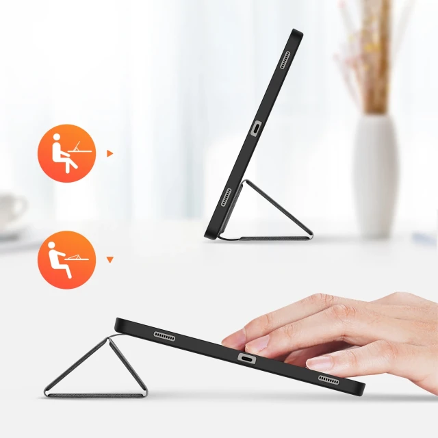 Чохол Dux Ducis Domo для Samsung Tab S10 Plus / S9 Plus / S9 FE Plus Black (6934913000762)