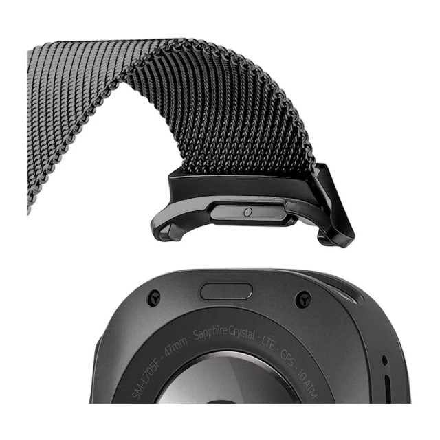 Ремінець Dux Ducis Milanese для Apple Watch Ultra 3/2/1 49 mm Black (6934913001424)
