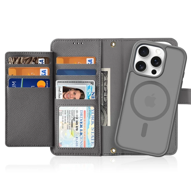 Чохол Dux Ducis Lawa для iPhone 16 Pro Max Grey with MagSafe (6934913003008)