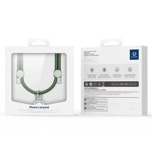 Шнурок для телефону Dux Ducis Plaz Green (6934913003923)