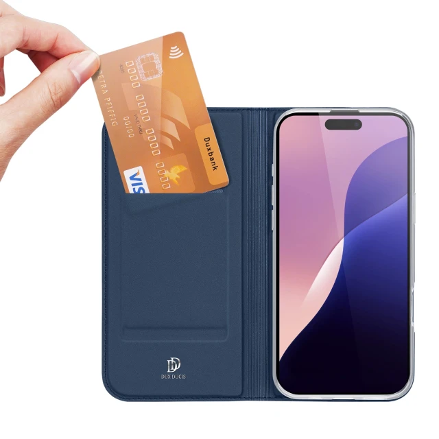 Чохол Dux Ducis Skin Pro для iPhone 16 Pro Max Navy (DUX DUCIS SKin Pro Apple iPhone 16 Pro Max Blue)