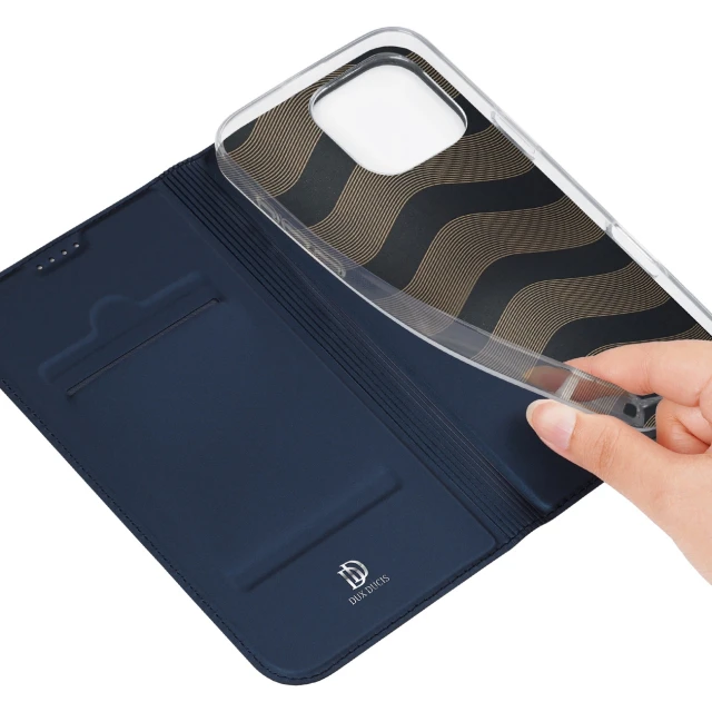 Чохол Dux Ducis Skin Pro для iPhone 16 Pro Max Navy (DUX DUCIS SKin Pro Apple iPhone 16 Pro Max Blue)