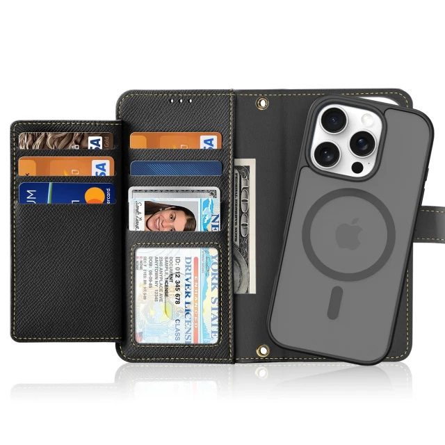 Чохол Dux Ducis Lawa для iPhone 16 Pro Max Black with MagSafe (6934913004999)