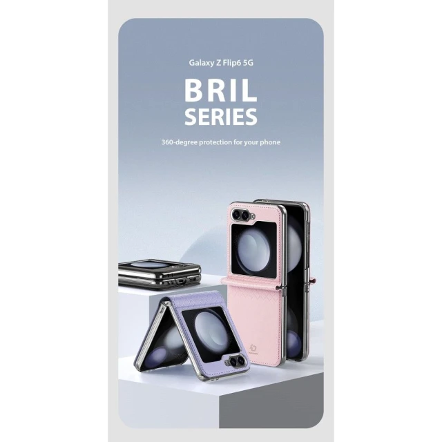 Чохол Dux Ducis Bril для Samsung Galaxy Flip 6 5G Purple (6934913005316)
