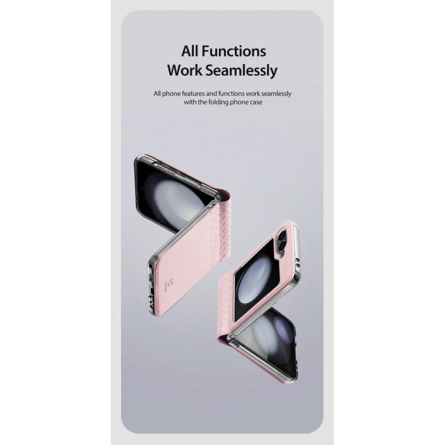 Чохол Dux Ducis Bril для Samsung Galaxy Flip 6 Pink (6934913005323)