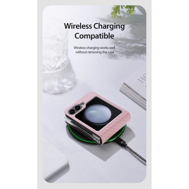 Чохол Dux Ducis Bril для Samsung Galaxy Flip 6 Pink (6934913005323)