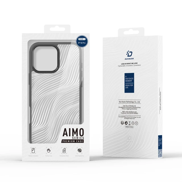 Чехол Dux Ducis Aimo для iPhone 16 Pro Black (6934913005958)