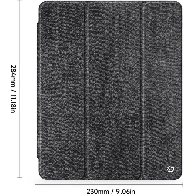Чохол Dux Ducis UNID з місцем для стілуса для iPad Pro 13 (2024) Black (6934913006436)