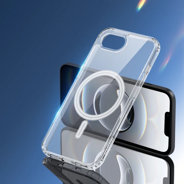 Чохол Dux Ducis Clin Mag для iPhone 16e / 17e чорний with MagSafe (6934913007105)