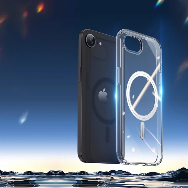 Чохол Dux Ducis Clin Mag для iPhone 16e / 17e чорний with MagSafe (6934913007105)