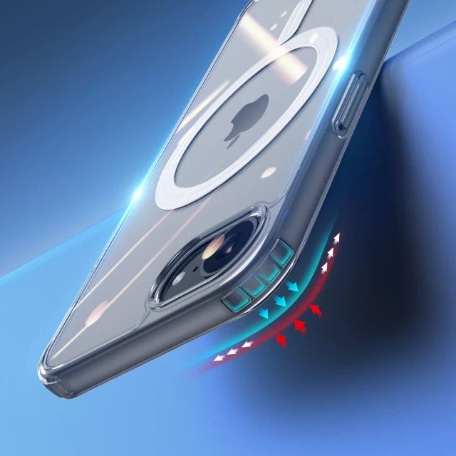 Чохол Dux Ducis Clin Mag для iPhone 16e / 17e чорний with MagSafe (6934913007105)