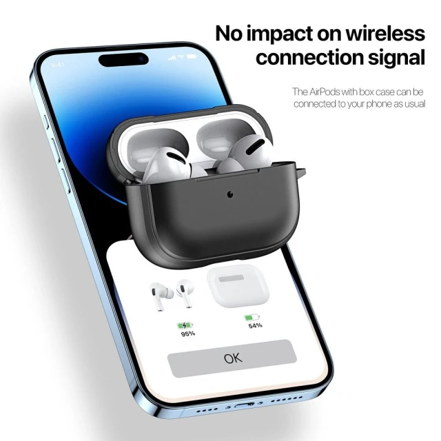 Чохол DUX DUCIS PECC для AirPods Pro 2 Black (6934913018316)