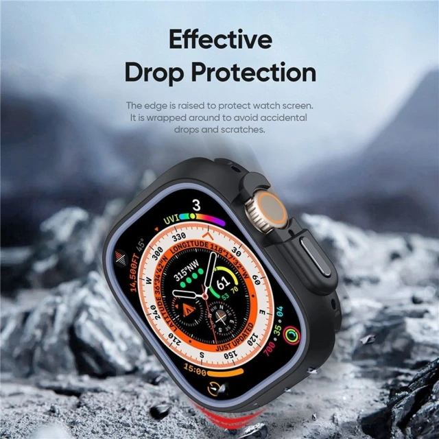 Чохол Dux Ducis Bamo для Apple Watch Ultra 3/2/1 49 mm Black Grey (6934913021286)