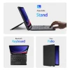 Чохол Dux Ducis DK з бездротовою клавіатурою для Samsung Galaxy Tab S9/S9 FE/S10 FE Black (6934913023174)
