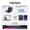 Чохол Dux Ducis DK з бездротовою клавіатурою для Samsung Galaxy Tab S9/S9 FE/S10 FE Black (6934913023174)
