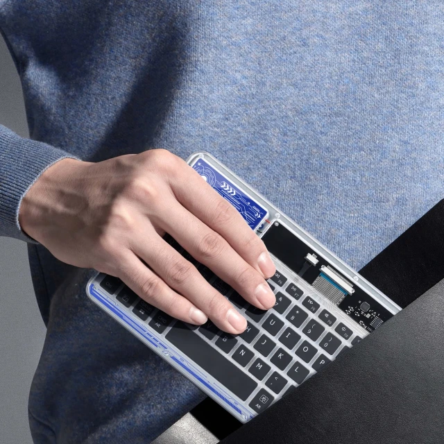 Клавіатура DUX DUCIS Keyboard CK Series бездротова для ноутбука / планшета / телефону Transparent (6934913023198)