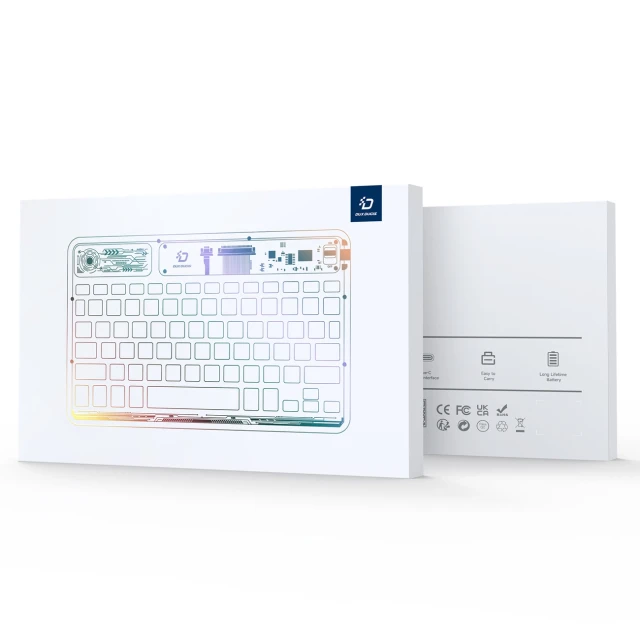 Клавіатура DUX DUCIS Keyboard CK Series бездротова для ноутбука / планшета / телефону Transparent (6934913023198)