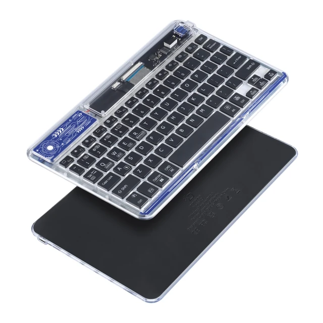 Клавіатура DUX DUCIS Keyboard CK Series бездротова для ноутбука / планшета / телефону Transparent (6934913023198)