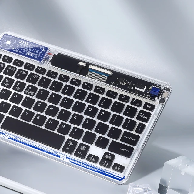 Клавіатура DUX DUCIS Keyboard CK Series бездротова для ноутбука / планшета / телефону Transparent (6934913023198)