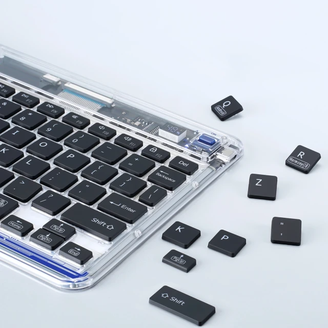 Клавіатура DUX DUCIS Keyboard CK Series бездротова для ноутбука / планшета / телефону Transparent (6934913023198)