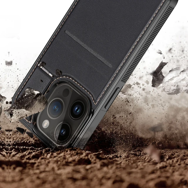 Чохол Dux Ducis Rafi Mag RFID Blocking для iPhone 13 Pro Black with MagSafe (6934913027226)