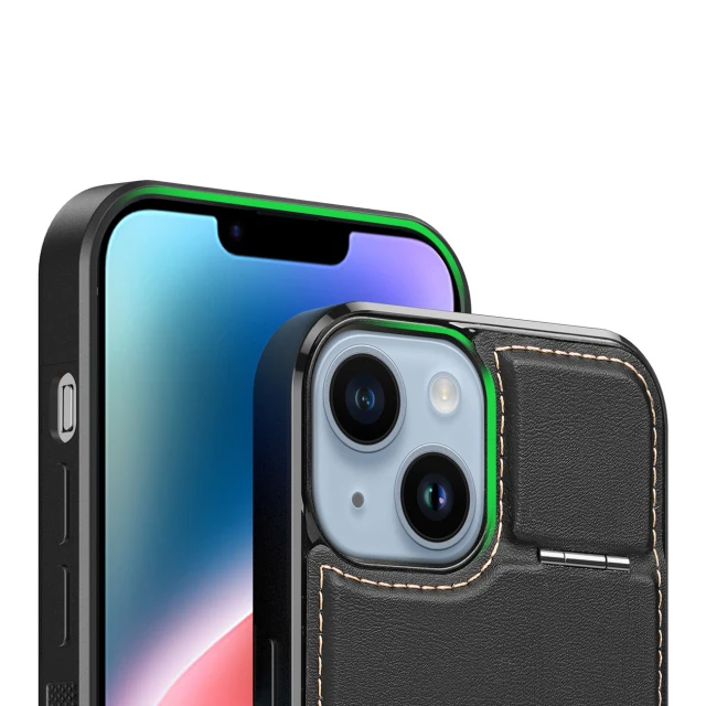 Чохол Dux Ducis Rafi Mag RFID Blocking для iPhone 14 Plus Black with MagSafe (6934913027257)