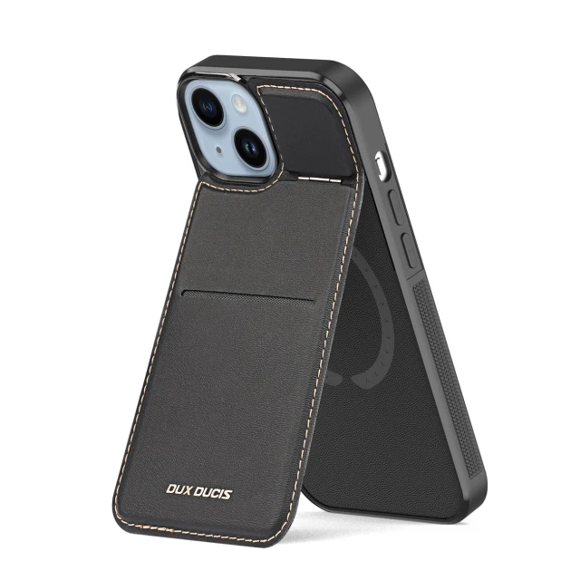 Чохол Dux Ducis Rafi Mag RFID Blocking для iPhone 14 Plus Black with MagSafe (6934913027257)