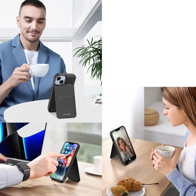 Чохол Dux Ducis Rafi Mag RFID Blocking для iPhone 14 Plus Black with MagSafe (6934913027257)