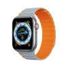 Ремінець Dux Ducis LD для Apple Watch 42 (10 series) | 41 | 40 | 38 mm Grey Orange (6934913027868)