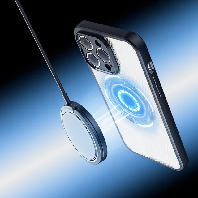 Чохол Dux Ducis Aimo Mag для iPhone 14 Pro Black with MagSafe (6934913028162)