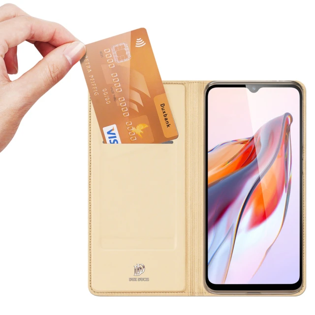 Чохол-книжка Dux Ducis Skin Pro для Xiaomi Redmi 11A | 12C | Poco C55 Gold (6934913030875)