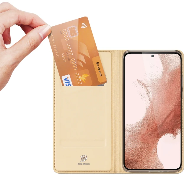 Чохол-книжка Dux Ducis Skin Pro для Samsung Galaxy S23 Plus Gold (6934913032671)