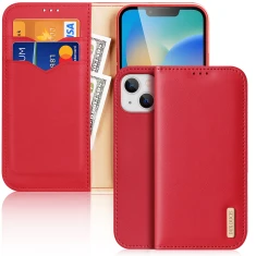 Чохол Dux Ducis Hivo Leather Flip Wallet для iPhone 14 Plus Red (6934913033012)