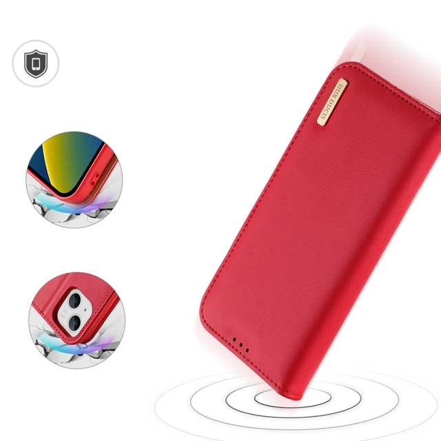 Чохол Dux Ducis Hivo Leather Flip Wallet для iPhone 14 Plus Red (6934913033012)