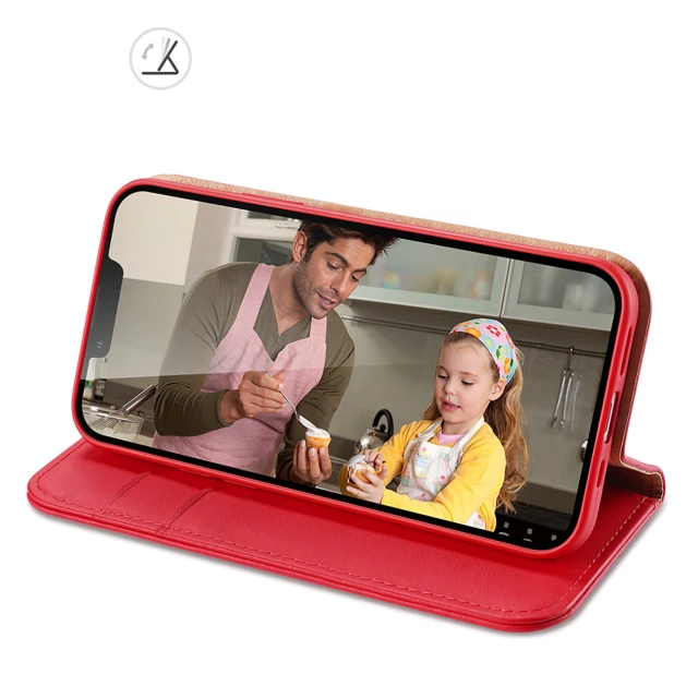 Чохол Dux Ducis Hivo Leather Flip Wallet для iPhone 14 Plus Red (6934913033012)