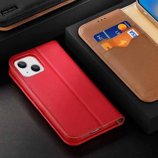 Чохол Dux Ducis Hivo Leather Flip Wallet для iPhone 14 Plus Red (6934913033012)