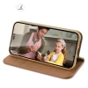 Чохол Dux Ducis Hivo Leather Flip Wallet для iPhone 14 Pro Brown (6934913033036)