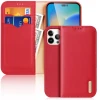 Чохол Dux Ducis Hivo Leather Flip Wallet для iPhone 14 Pro Max Red (6934913033074)