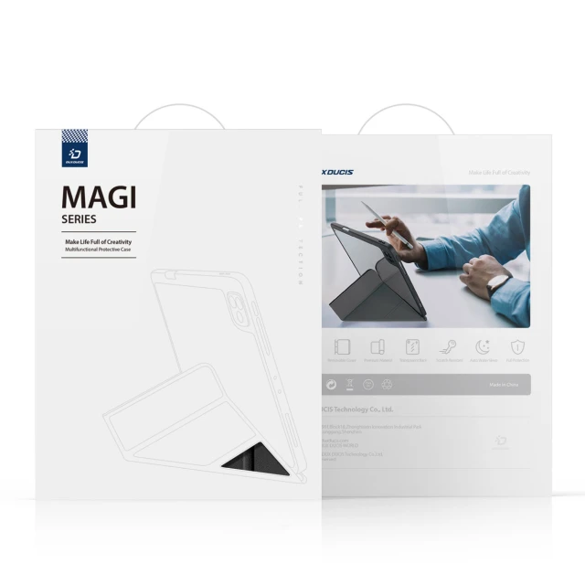 Чохол Dux Ducis Magi для iPad 11 2025 11th Gen | 10.9 2022 10th Gen Black (6934913034248)