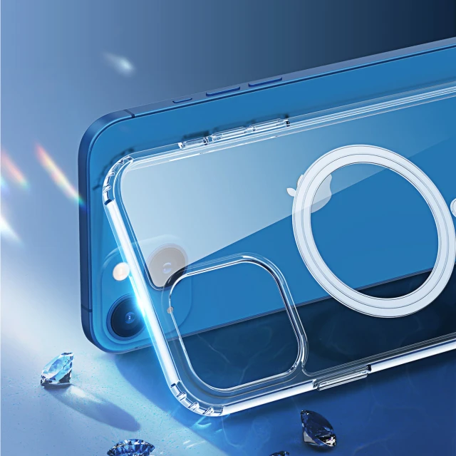 Чохол Dux Ducis Clin для iPhone 14 Plus Transparent with MagSafe (6934913034323)