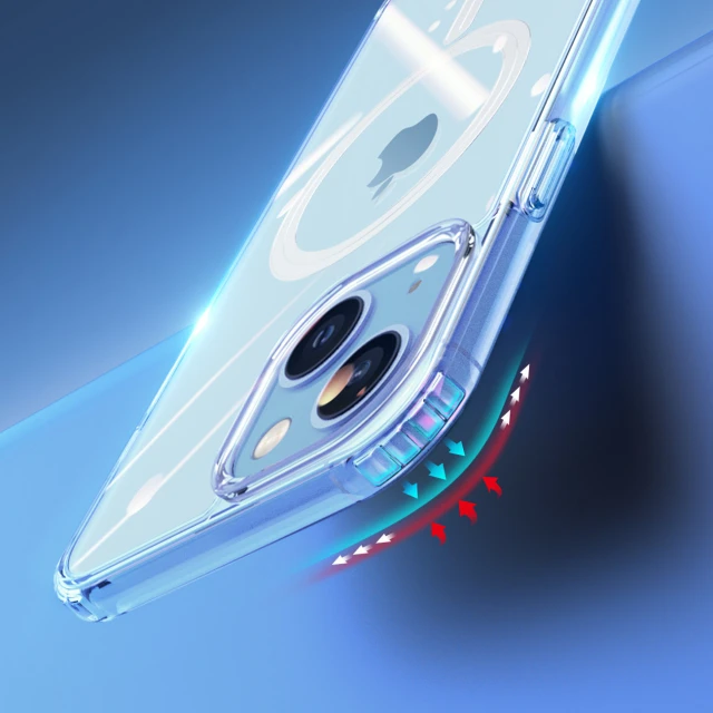 Чохол Dux Ducis Clin для iPhone 14 Plus Transparent with MagSafe (6934913034323)