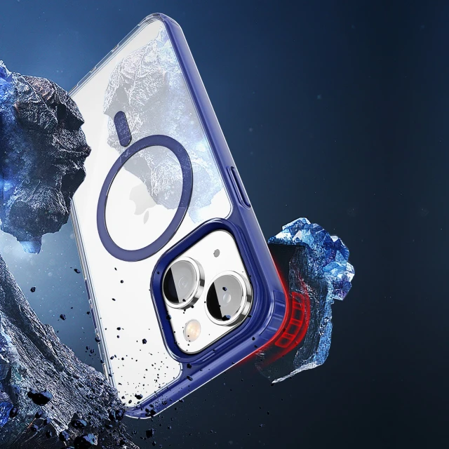 Чохол Dux Ducis Clin 2 Magnetic Case для iPhone 14 Plus Blue with MagSafe (6934913034385)