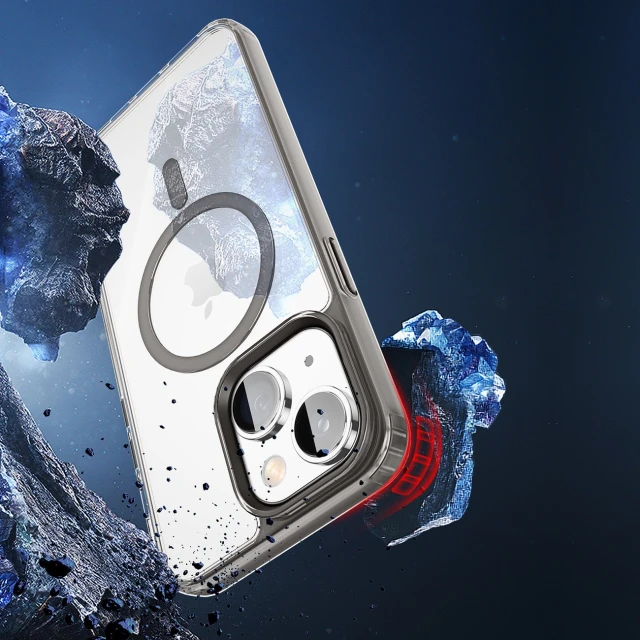Чехол Dux Ducis Clin 2 Magnetic Case для iPhone 14 Plus Gray with MagSafe (6934913034392)