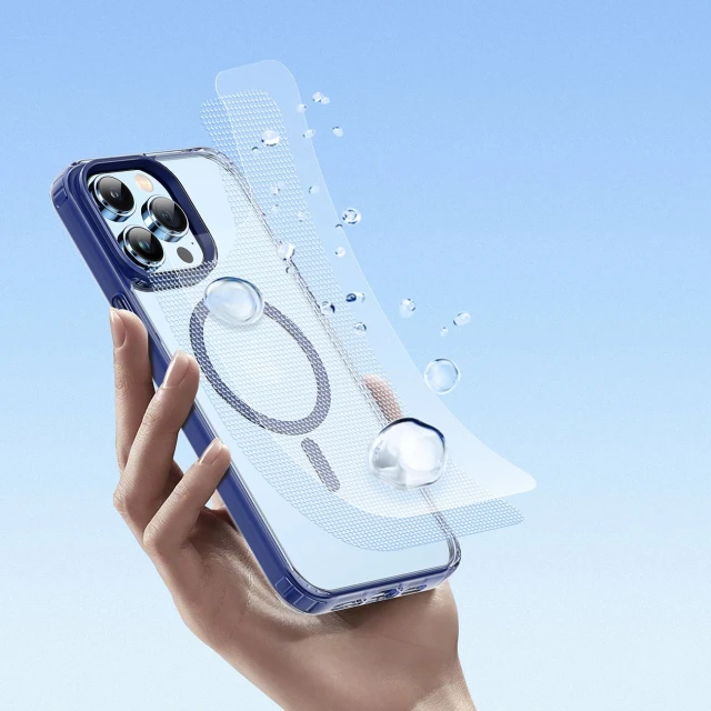 Чехол Dux Ducis Clin 2 Magnetic Case для iPhone 14 Pro Blue with MagSafe (6934913034415)