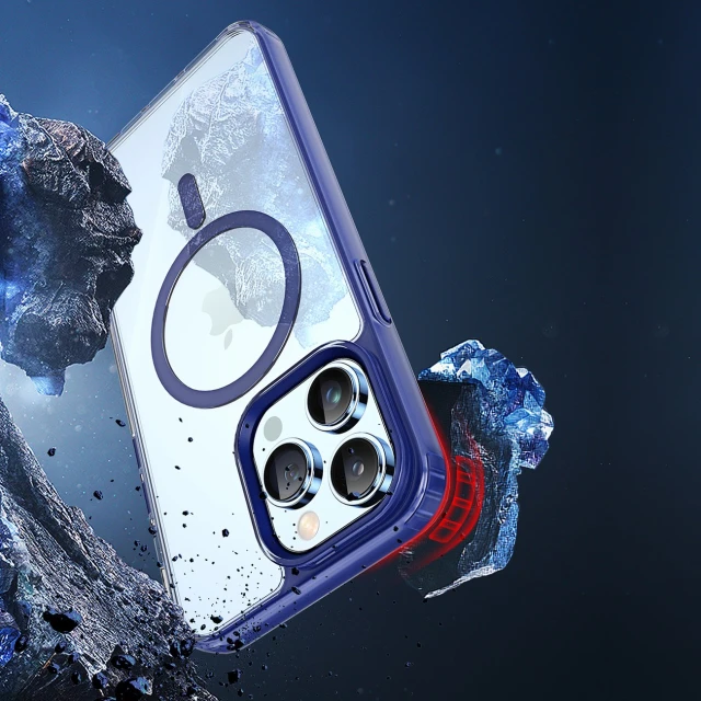 Чехол Dux Ducis Clin 2 Magnetic Case для iPhone 14 Pro Blue with MagSafe (6934913034415)